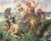 Lovis Corinth Ariadne auf Naxos oil